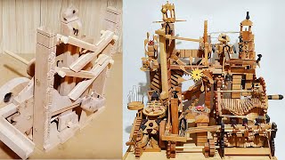 Restore the complex mechanical lost city with a pile of wood|Automata Wooden Toy丨XiangMu Studio