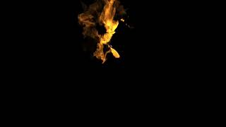 Houdini Fire Render With Matte