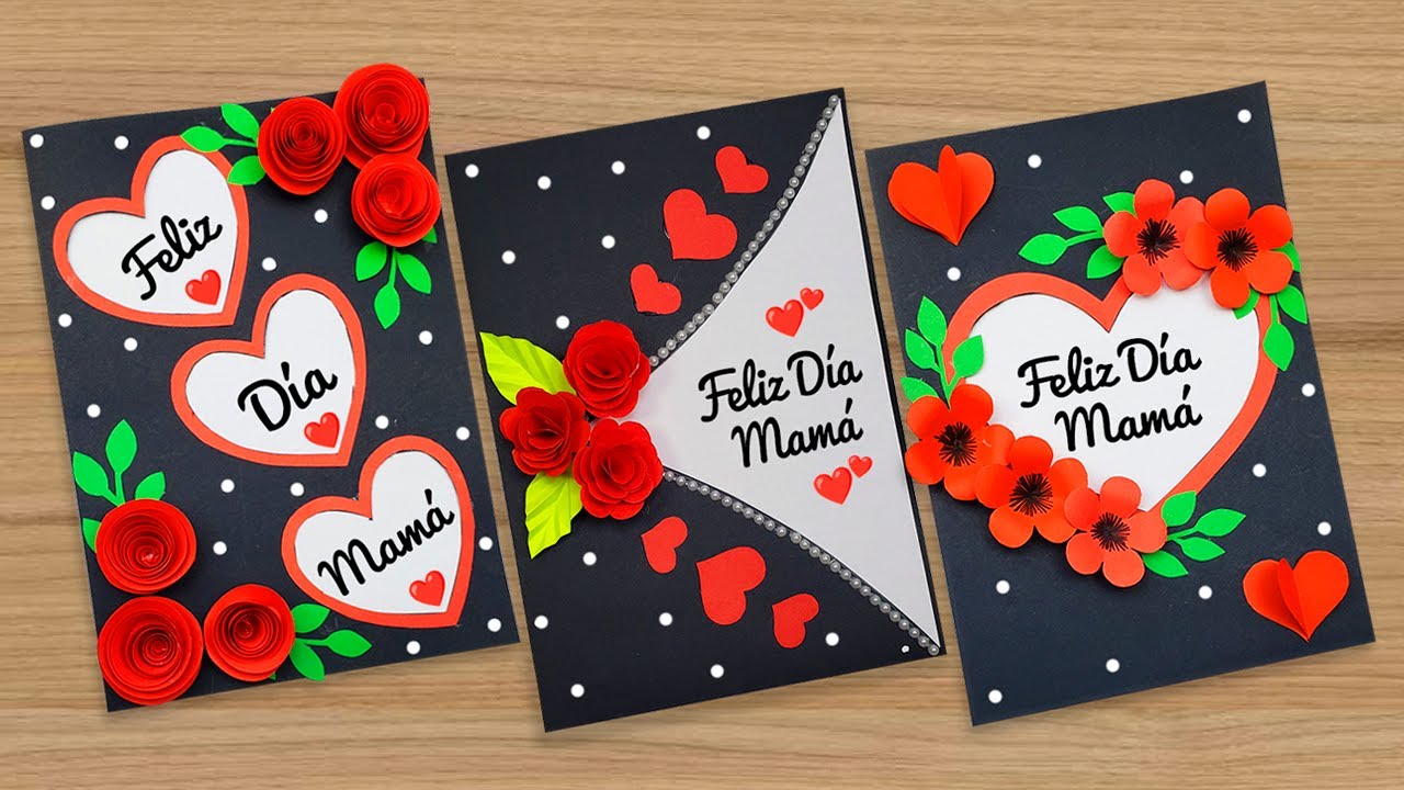 ❤️DIY Hermosas tarjetas para el día de la madres/mujer❤️😘Mother's Day card idea 🥰🌷Women's Day Card