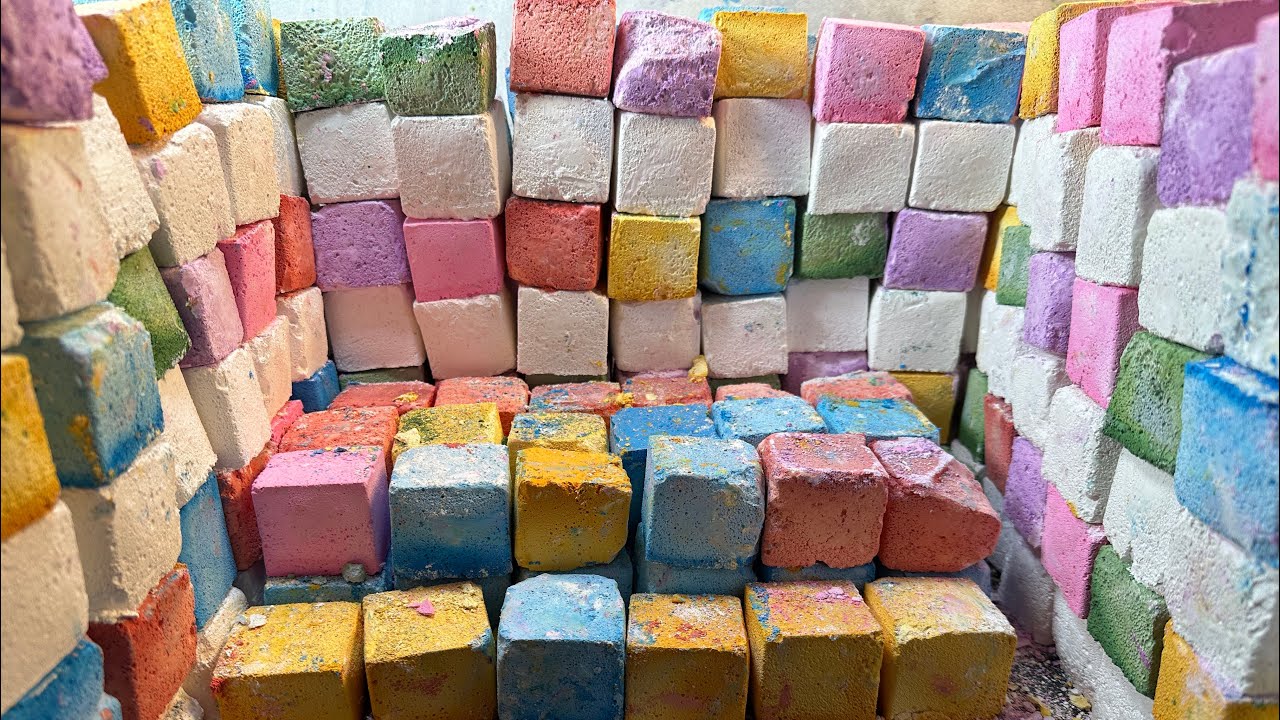 Mass crush Cubes Multicolor and Plain