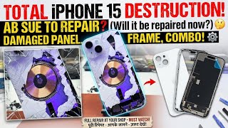 Iphone 15 fully broken // Iphone 15 display replacement // @Smartmobiletechnology 