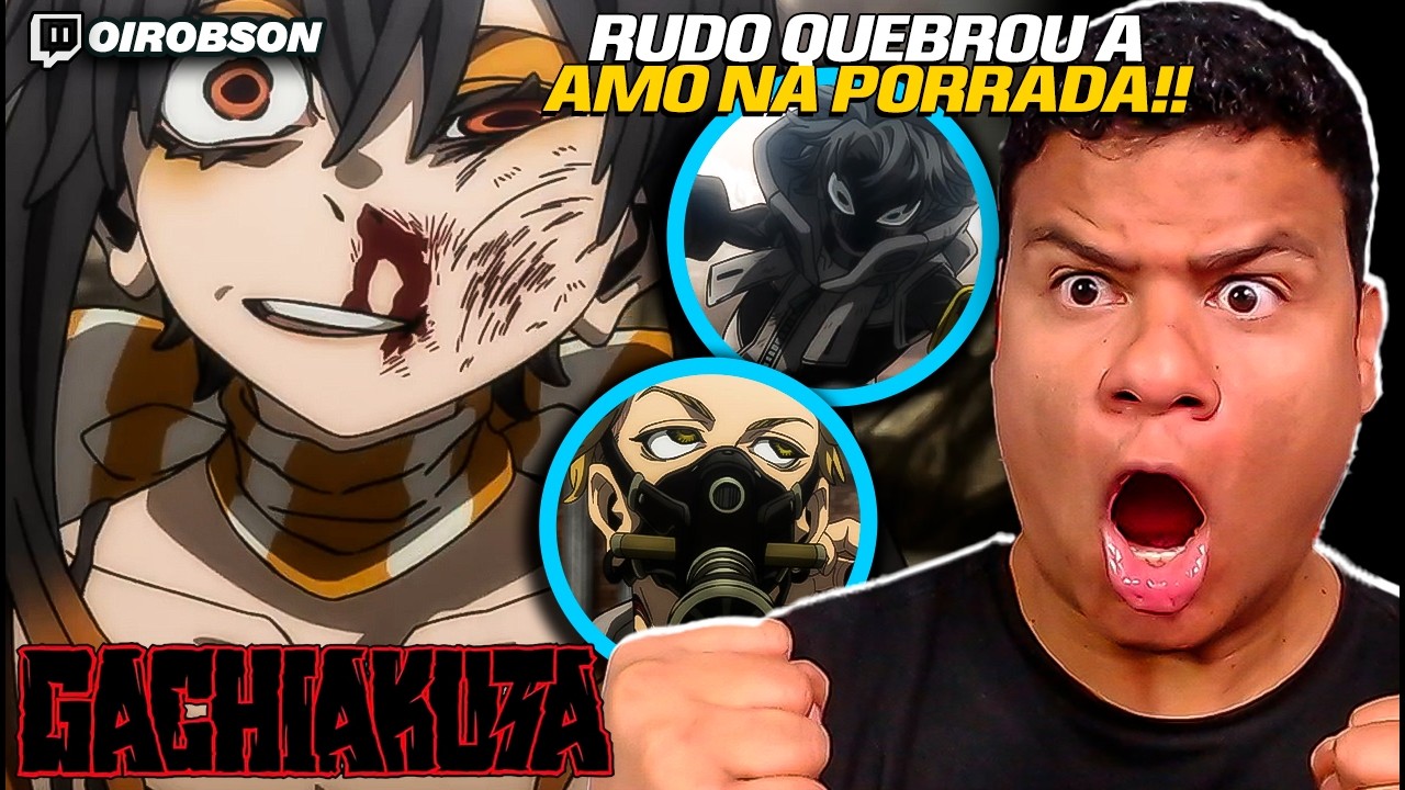 RUDO não PERDOA e QUEBRA a AMO na PORAADA!  | GACHIAKUTA EP12 REACT!!