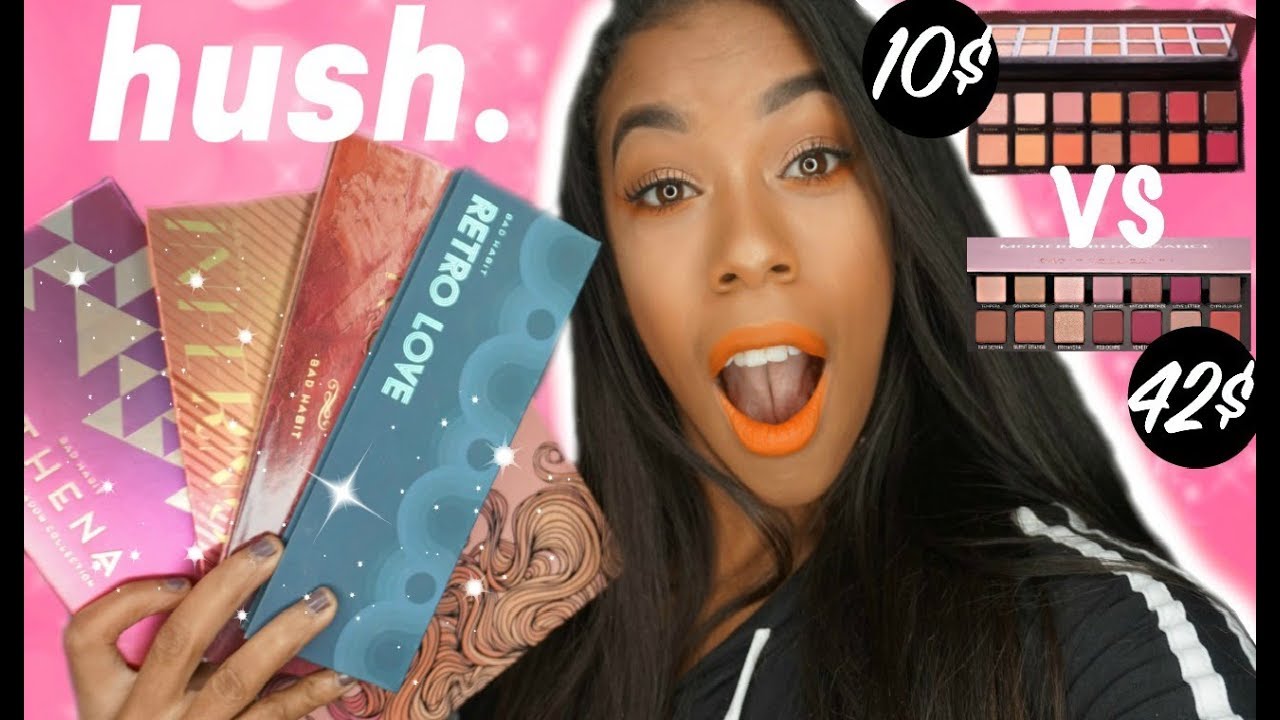 HUGE HIGH END DUPES MAKEUP HAUL + SWATCHES (10 PALETTES) SHOP HUSH
