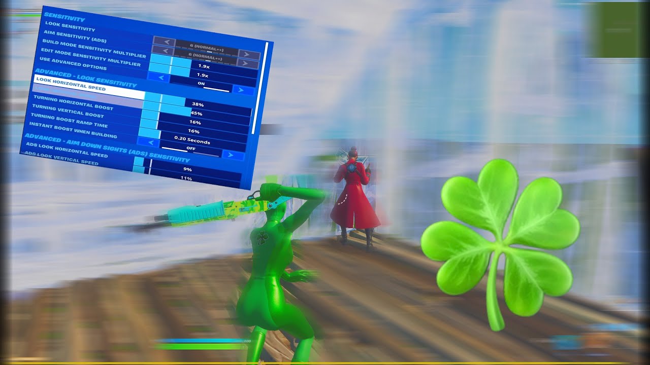 Lucky 🍀 + New BEST Controller Fortnite Settings/Sensitivity LINEAR AIMBOT - Season 8 Settings