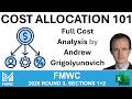 Basic cost allocation walkthrough (using a Financial Modeling World Cup challenge)