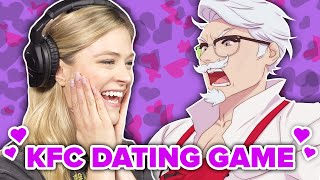 People Seduce Colonel Sanders In KFC Dating Simulator • Part 1