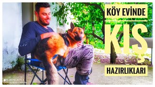 Köydeki Evimizde Günler Nasıl Geçiyor ? Dolunay Ile Yakacak Odun Hazırladık