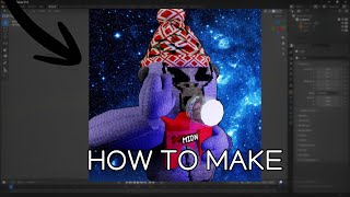 (BLENDER) HOW TO MAKE A GORILLA TAG PLUSHIE PFP