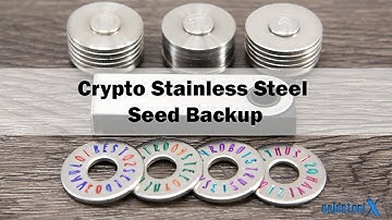 Crypto Stainless Steel Seed Backup