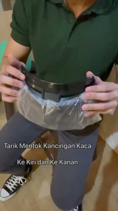 Cara memasang kaca helm Bogo