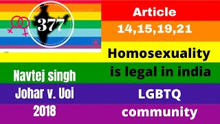 Section 377 Ipc Declared Unconsutional By Supreme Court