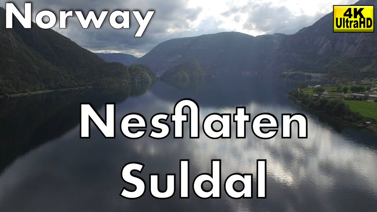 Nesflaten: Virtual Walk and Aerial Picture (Suldal, Norway)