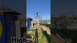 Scary Drop🫣🔥 #mtb #smallyoutubersupport #shorts