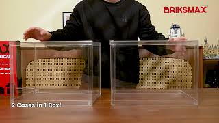 Briksmax Clear Display Case for Brick Models