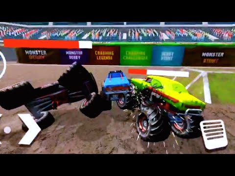 Monster truck demolition derby - YouTube