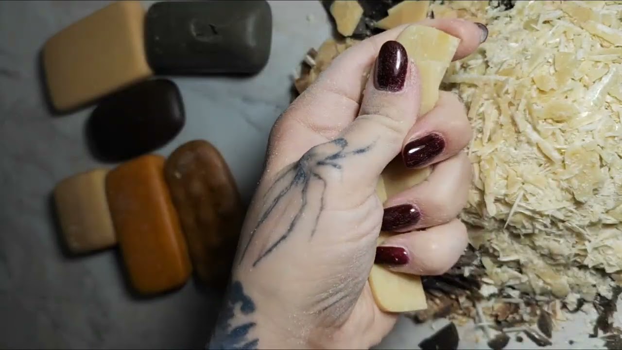 ASMR SOAP 🫧 РЕЗКА ОБМЫЛКОВ