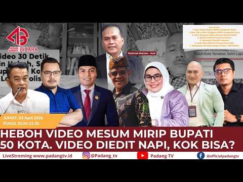 🔴LIVE :ASB - Heboh Video Mesum Mirip Bupati 50 Kota. Video Diedit Napi, Kok Bisa?
