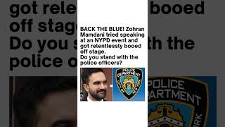 Zohran Mamdani Booed at NYPD Event 🇺🇸