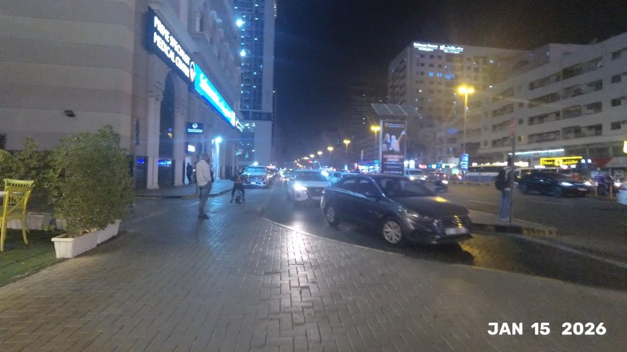 NIGHT WALK ABU SHAGARA PARK  DREAMLAND JAN 15 2026