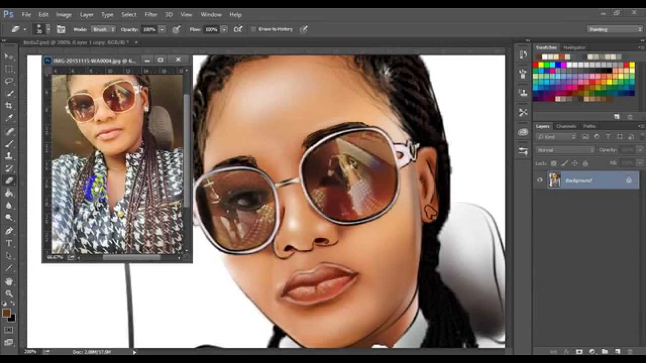 Must watch realistic digital painting (Photoshop tutorial) Part 2 - YouTube
