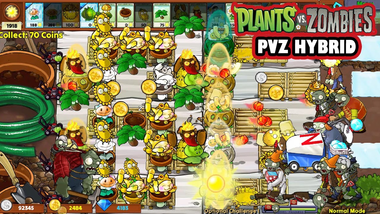 PVZ Plants vs Zombies Hybrid - Optional Challenge 1 | Gameplay Walkthrough