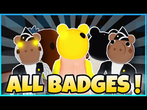 How To Get All Badges Piggy Roleolay Games Rob - roblox house badge what is it called