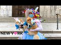 [4K] 🇺🇸NYC Spring Walk/ 2021 Easter Bonnet Festival in 5th Ave (Rockefeller center) /April 4, 2021🐰🐇