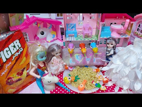 سر فستان الأميرة المفقود عائلة عمر جنه ورؤي مامتي دكتورة العاب بنات