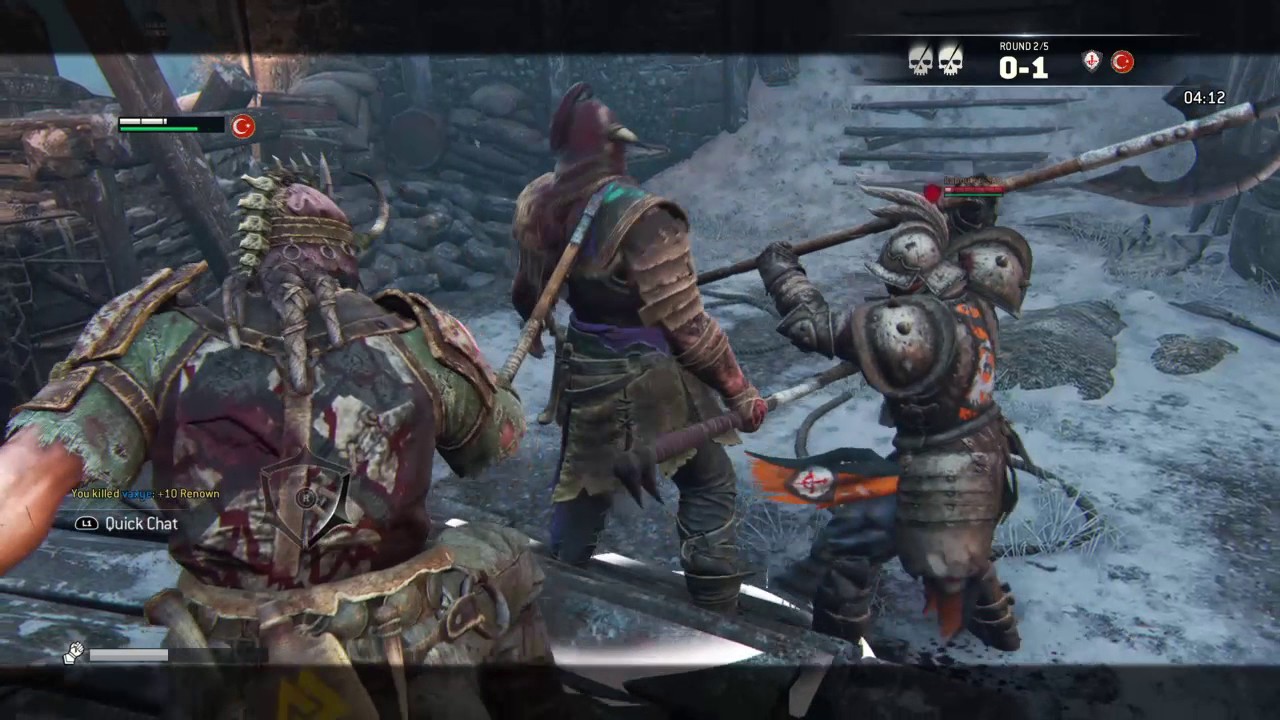 For Honor Viking Assassin Berserker Multiplayer Gameplay 2 v 2 Duel & Brawl
