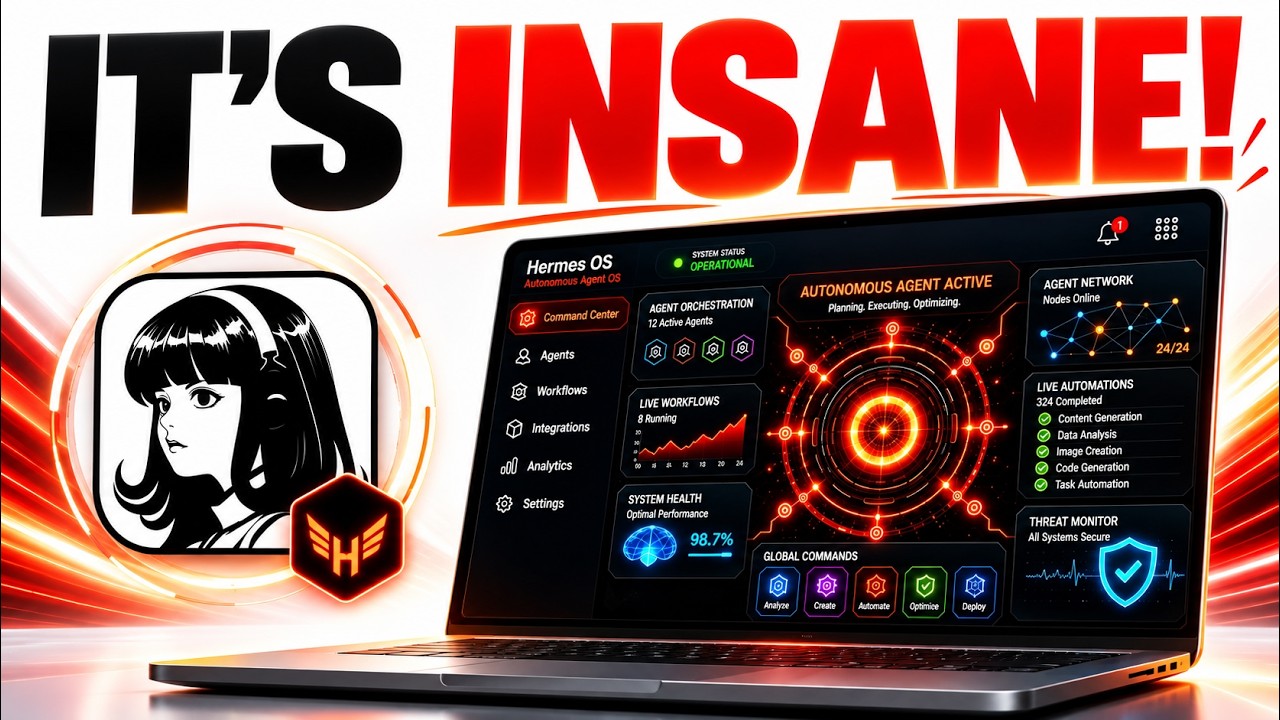 New Hermes Agent OS Is CRAZY!