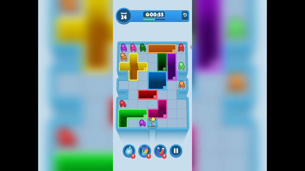 Drop Away Level 24 Solution Walkthrough