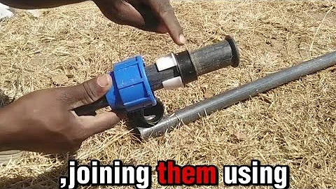 DIY HDPE Pipe Joining: Field Repair | How To Connect hdpe pipe fittings