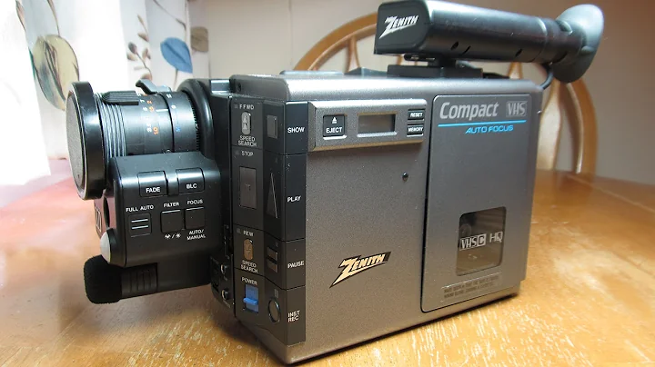 Zenith VM6200 (JVC GR-C7) VHS-C camcorder (1986), Part 1