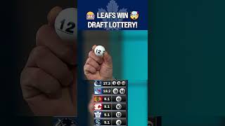 LEAFS WIN FIRST OVERALL PICK! 🤯