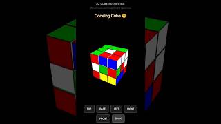 Information 👆 Double-tap / Double-click to solve instantly#Cube#ThreeJS #JavaScript#Projects #3DAnimation#Coding Update