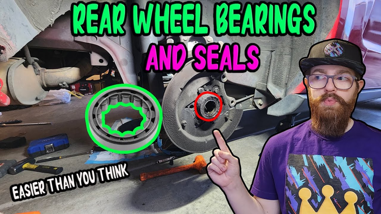 2005-2014 Mustang How To Replace Rear Wheel Bearings - YouTube
