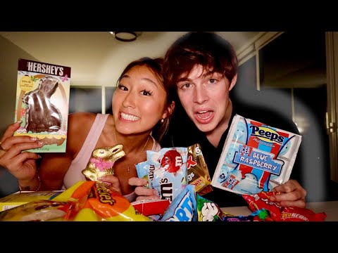 paige and jackson try EVERY easter candy