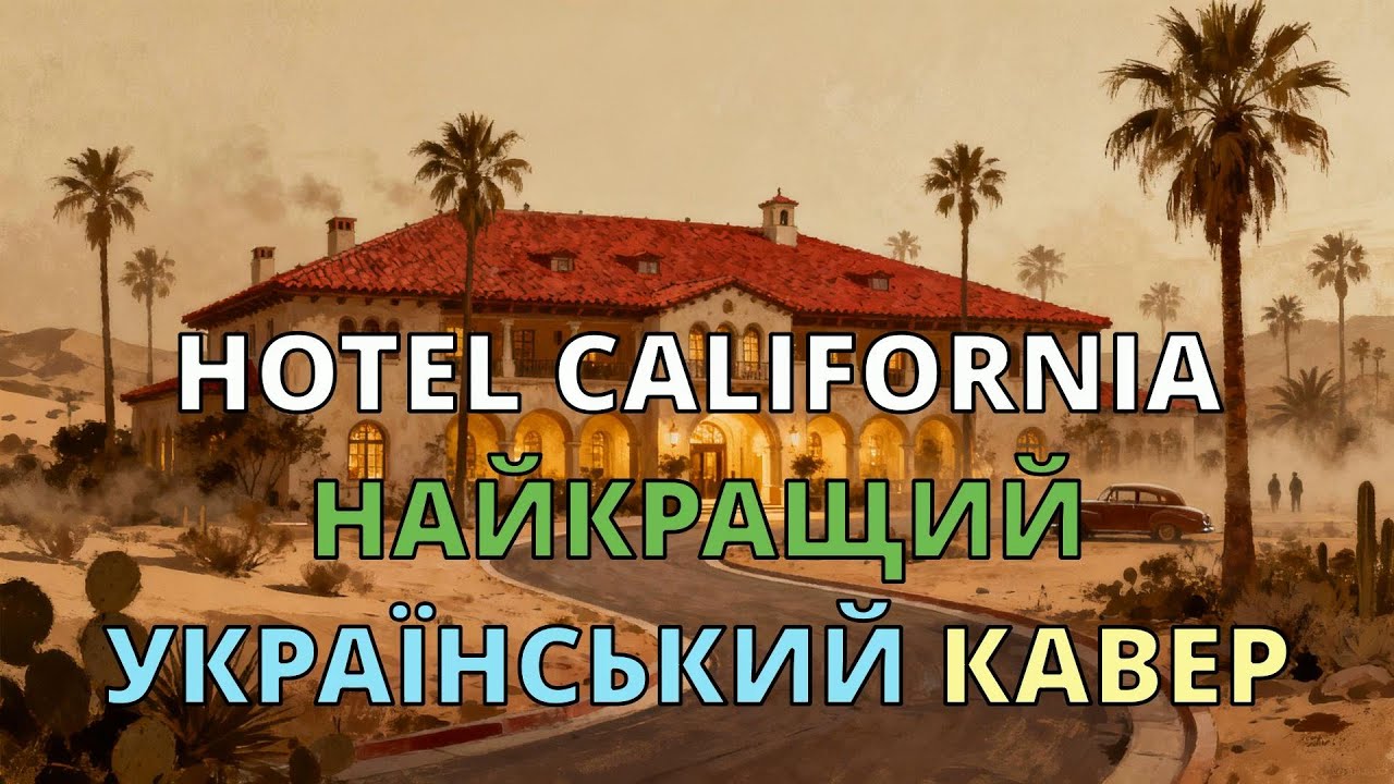 Hotel California (EAGLES) | Найкраща українська версія | Мелодія оригіналу | 2025