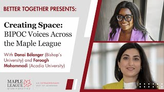 Creating Space: BIPOC Voices Across the Maple League