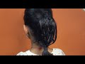 Step Wide Tied Designed PonyTail | Suits All | Western style| hair style 114 | Trendy hair styles