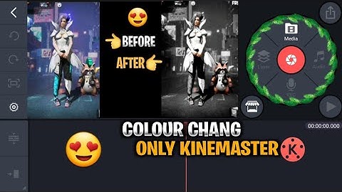 FREE FIRE COLOUR CHANGE EDITING TUTORIAL/COLOUR INSULATION EFFECT||ONLY KINEMASTER EDIT||🔥🔥
