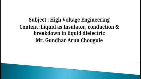 Conduction & Breakdown in Pure & Commercial liquid