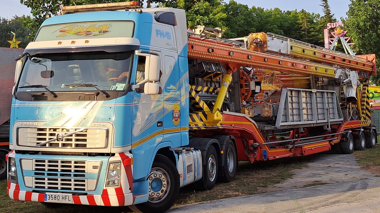 Atracciones de feria Pamplona 2024 -Montajes (Parte 2)