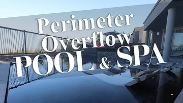 Perimeter overflow pool and spa design - POOLFLICKS-Season 3-Episode 11: Reflections of Vegas