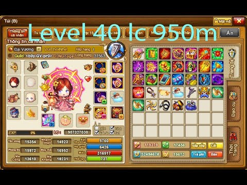 Video Vuithôinhé phọt cấp 40 - Lực chiến tăng vượt bậc chỉ... - youtube
