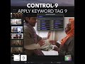 Final Cut Pro Shortcut | Control-9 | Apply Keyword Tag 9