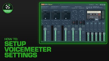 How to Setup Voicemeeter Settings | Audio Radar Community Support