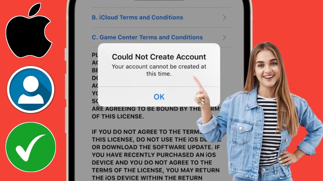 Réparer Impossible de créer un compte Votre compte ne peut pas être