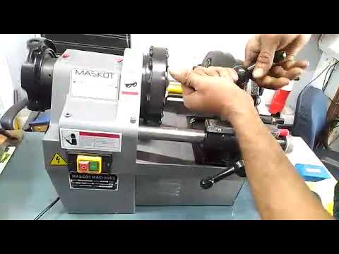 MASKOT PIPE THREADING MODEL MPT50 WORKING VIDEO