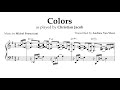 Colors  christian jacob piano transcription